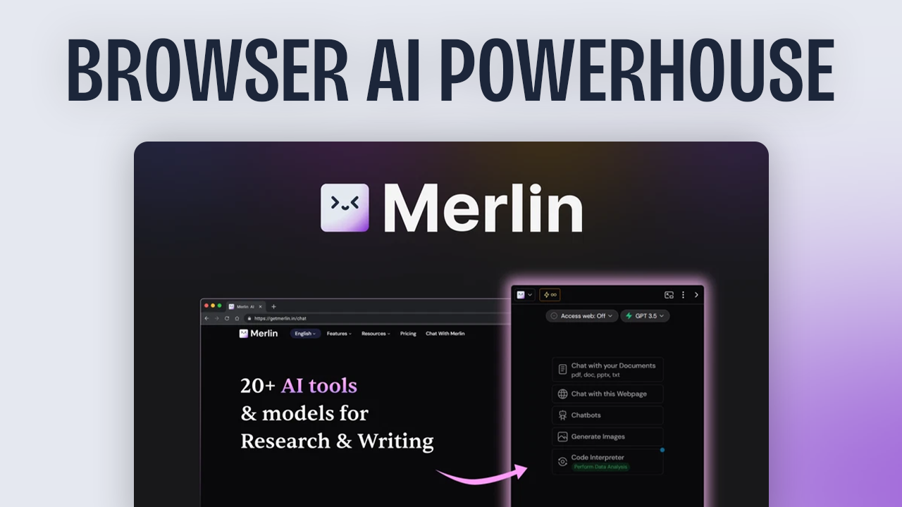 Merlin AI: Not Just Another ChatGPT Clone (AppSumo Deal of the Day)