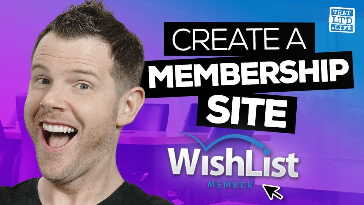 How To Create A Membership Site with Wishlist Member [AppSumo Review]