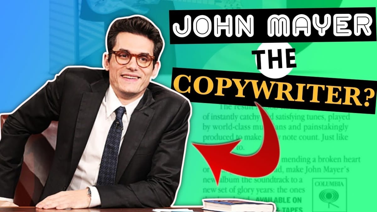 John Mayer Uses AIDA Framework To Sell Music (Copywriting Reaction)