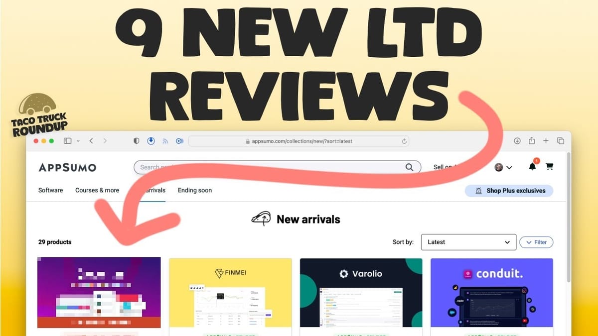 Everything NEW at AppSumo! 9 LTDs Reviewed