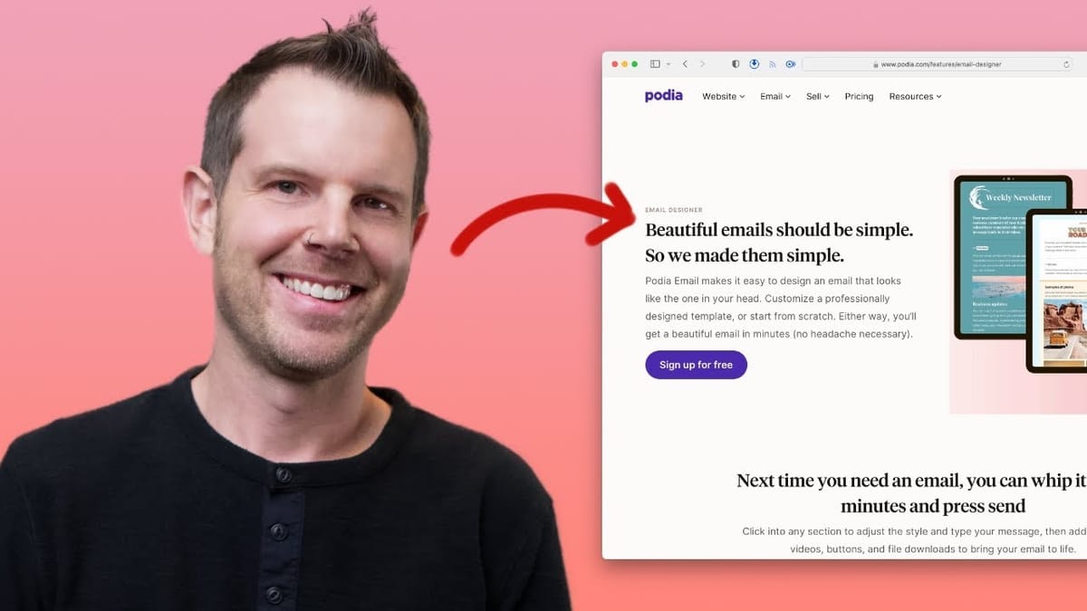 Get started with email marketing for free (Podia's big update)