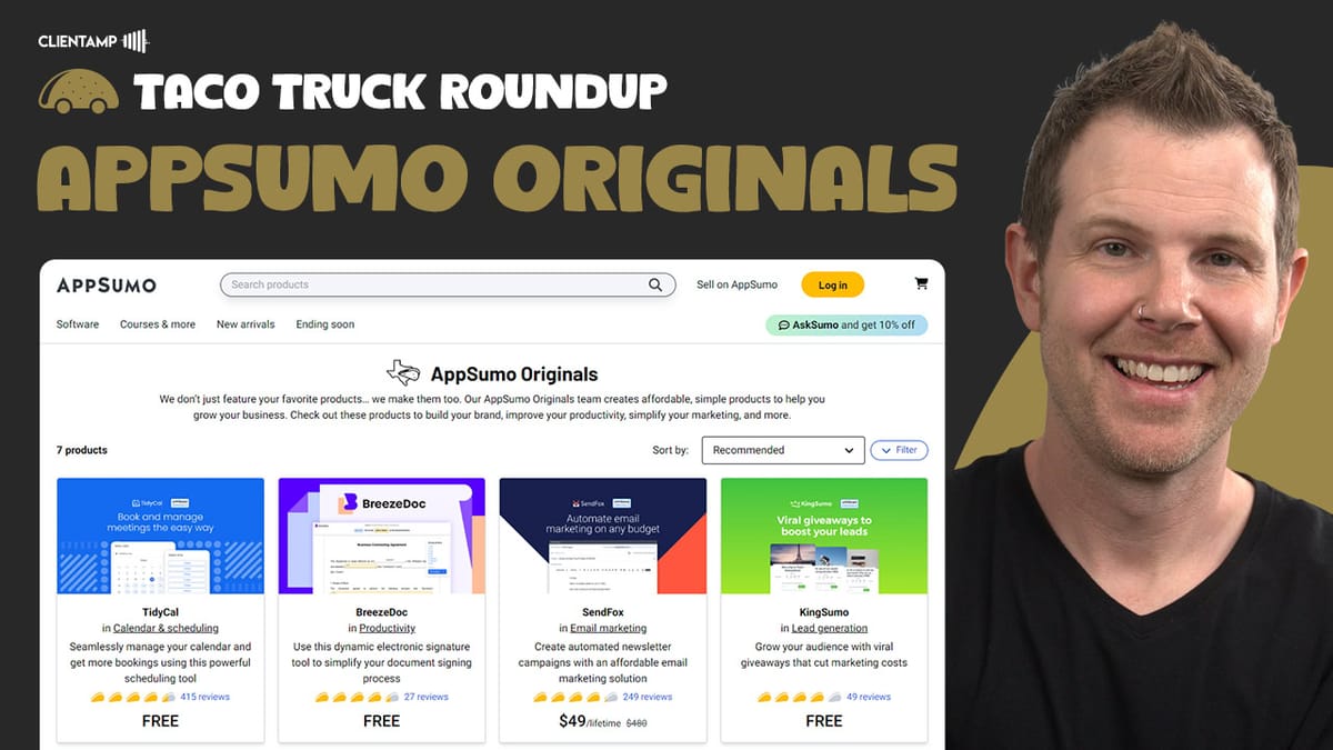 AppSumo Originals Roundup 2024 TidyCal, BreezeDoc, SendFox & KingSumo