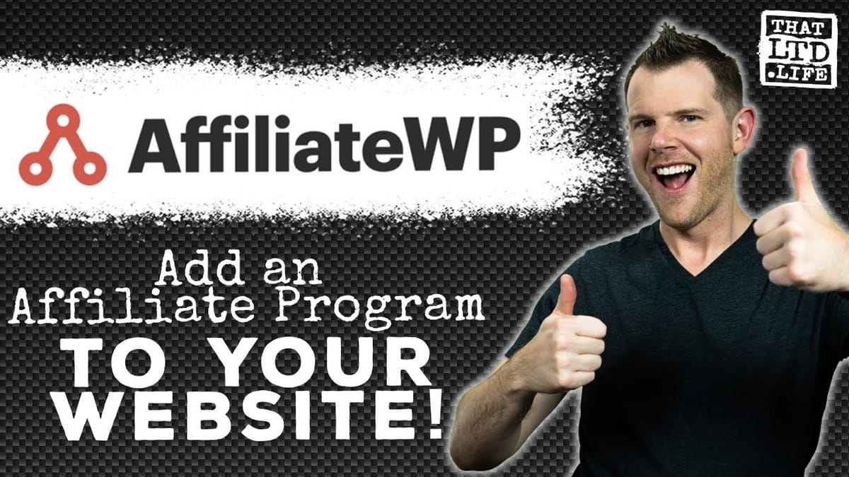 Affiliate Program For WordPress - How To Use AffiliateWP [Tutorial]