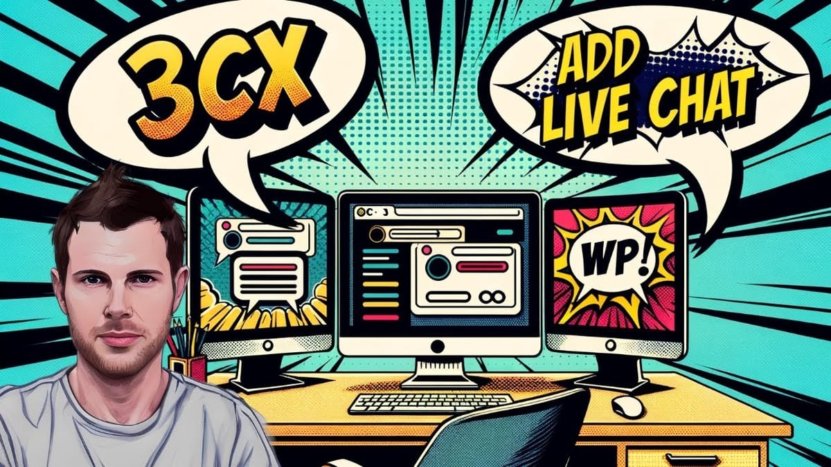 How to Add Live Chat to a WordPress Website [Free] with 3CX (No Coding)