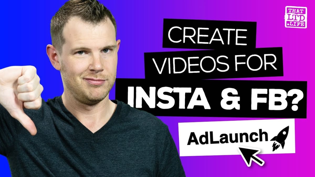 AdLaunch Review -- Video Creation For Ads [AppSumo]