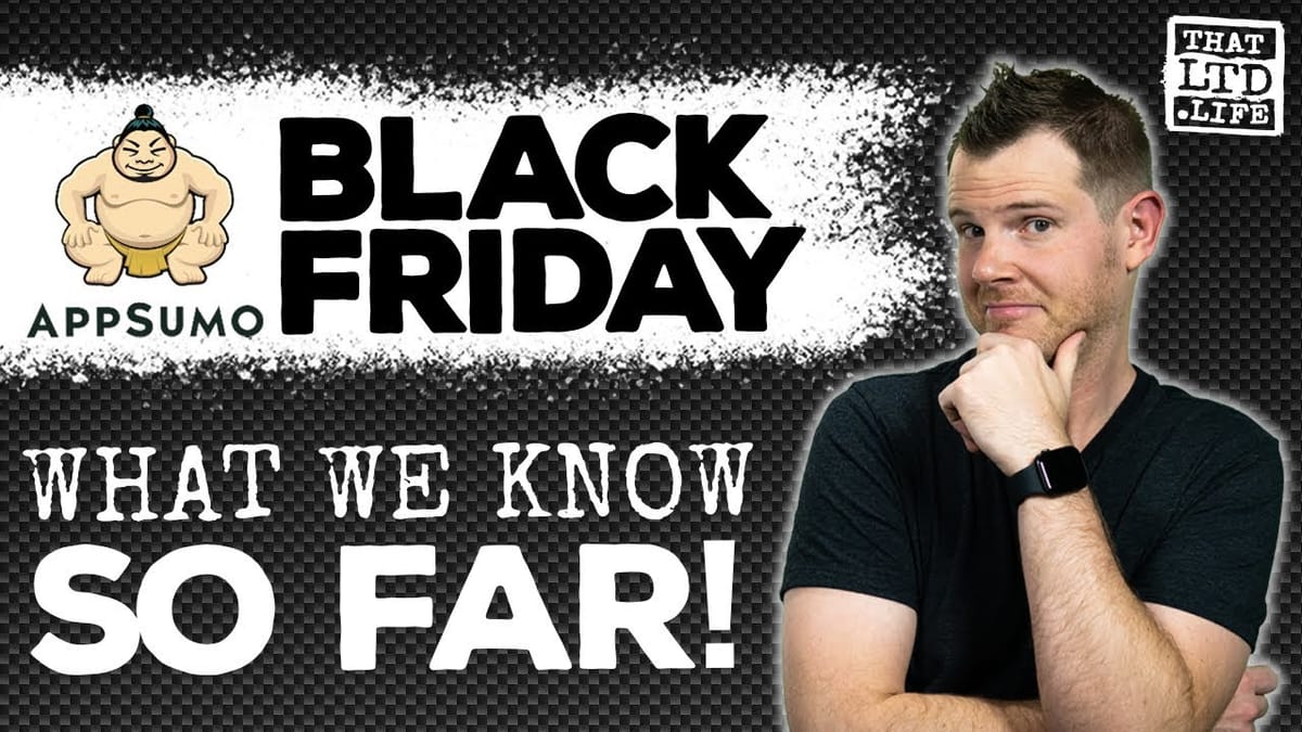 AppSumo's Black Friday Deals (what we know so far) [2019]