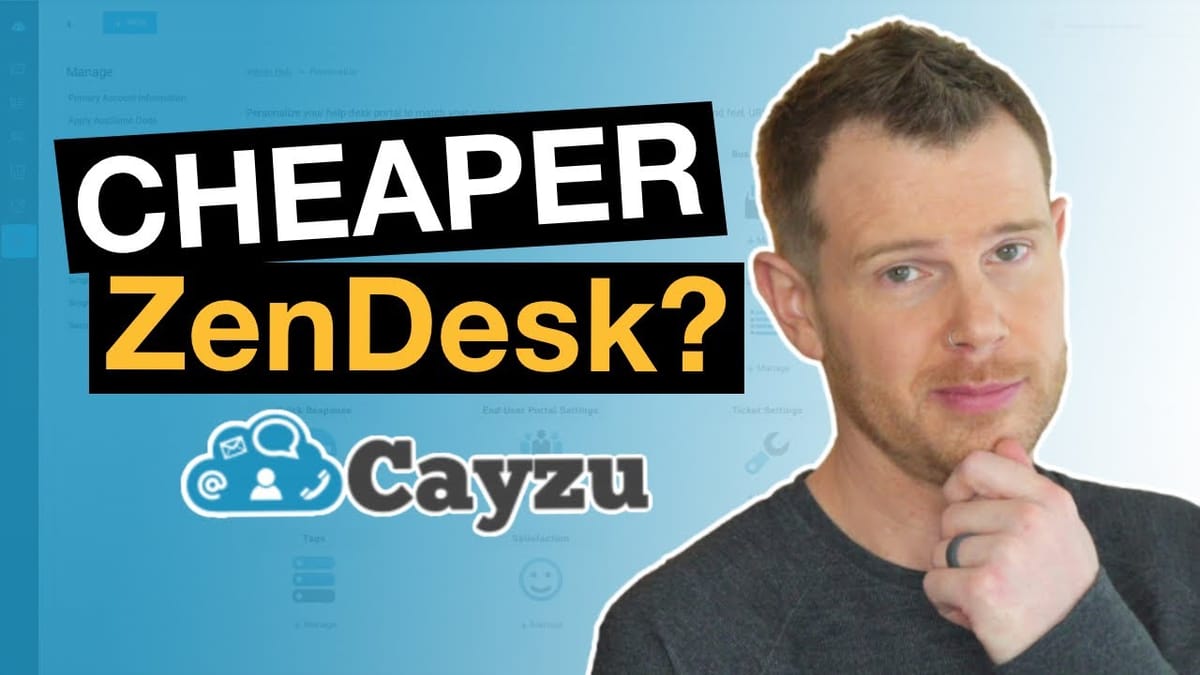 Need A CHEAPER Zendesk? Cayzu Help Desk Review