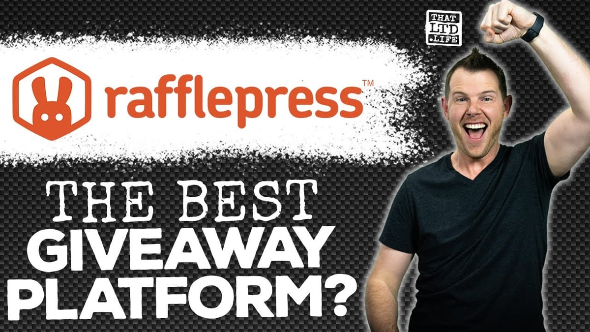 The Best Giveaway Software -- RafflePress (Lifetime Deal)