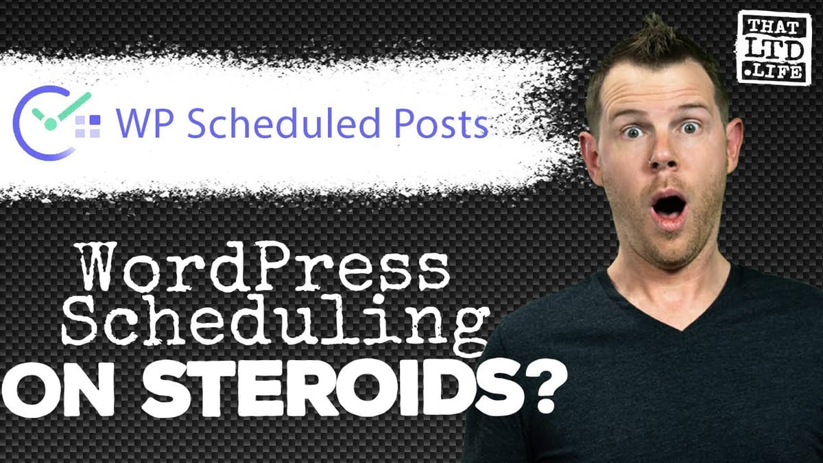 How To Schedule Blog Posts On WordPress -- WP Scheduled Posts Review