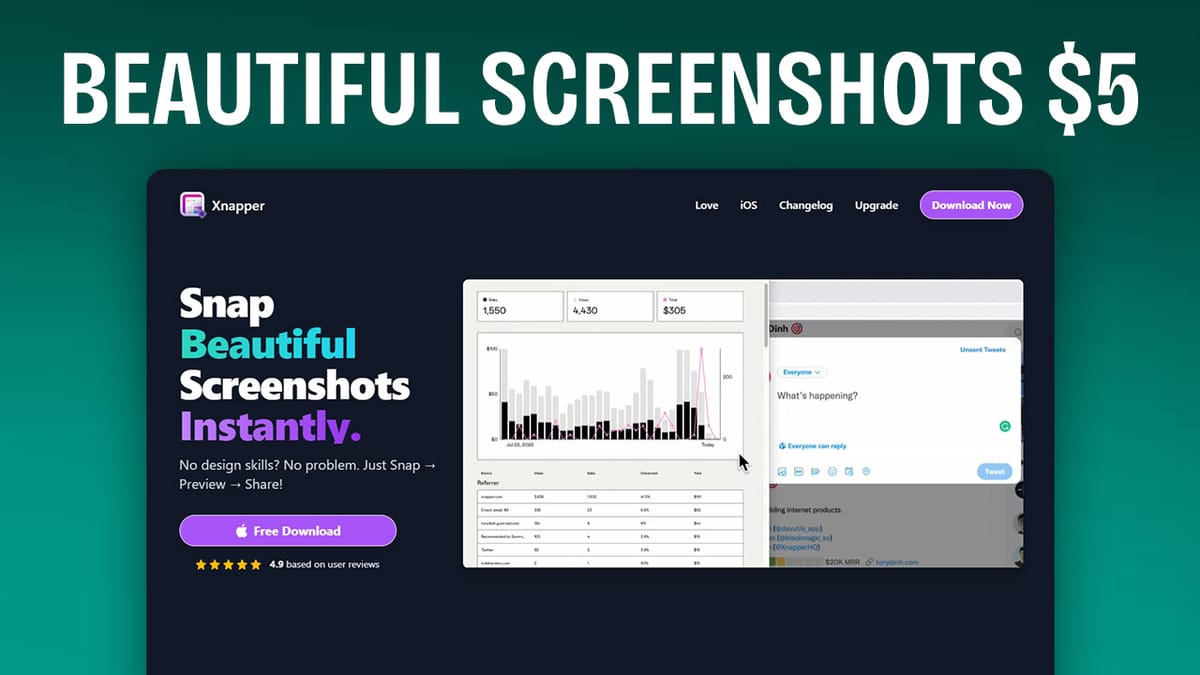 $5 LTD: AppSumo's Xnapper Screenshot Deal is 🔥