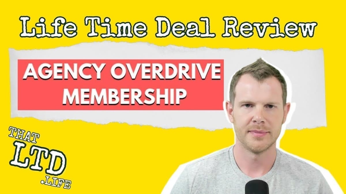 Agency Overdrive Review - Training for Digital Marketers