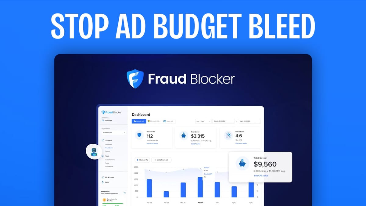 Stop Wasted Adspend - FraudBlocker Lifetime Deal Review