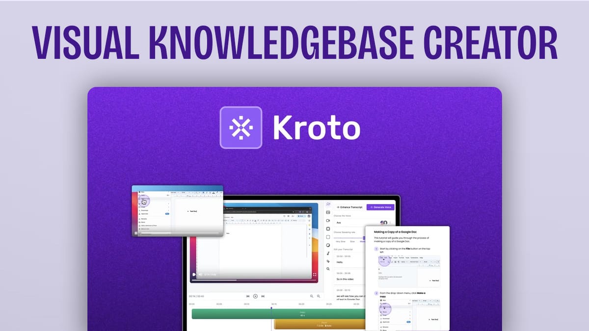 Kroto Review: AI-Powered Screen Recording for Support Teams & Educators