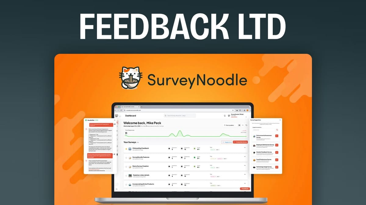 Create Surveys for Smarter Business Decisions - SurveyNoodle AppSumo Review