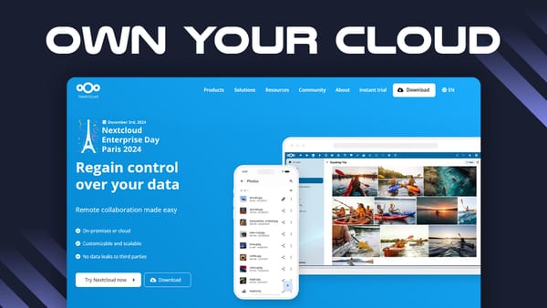 Self-Host Your Cloud Storage for Pennies (NextCloud Tutorial)