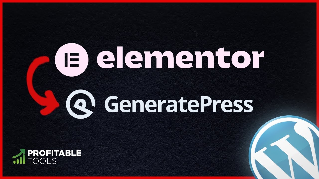 elementor to generatepress