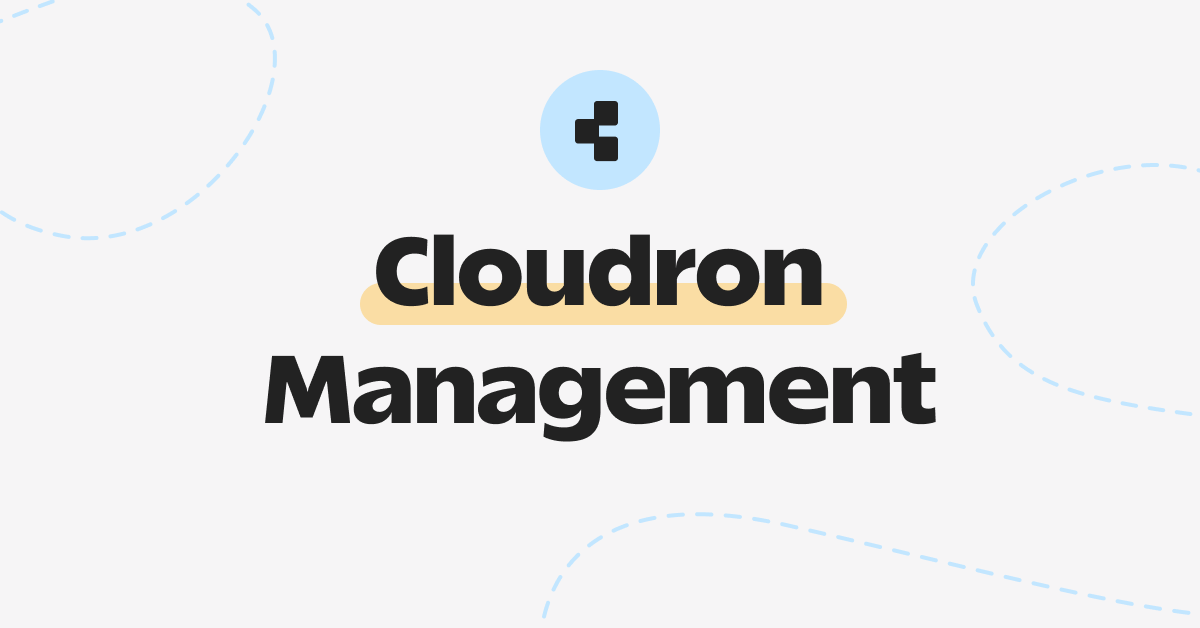 cloudron management